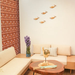 TIMBER KALA'S  SINGLE WOODEN FISH FOR DECOR