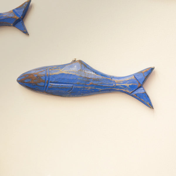 TIMBER KALA'S  SINGLE WOODEN FISH FOR DECOR