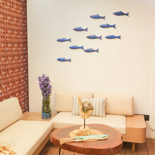 TIMBER KALA'S  SINGLE WOODEN FISH FOR DECOR