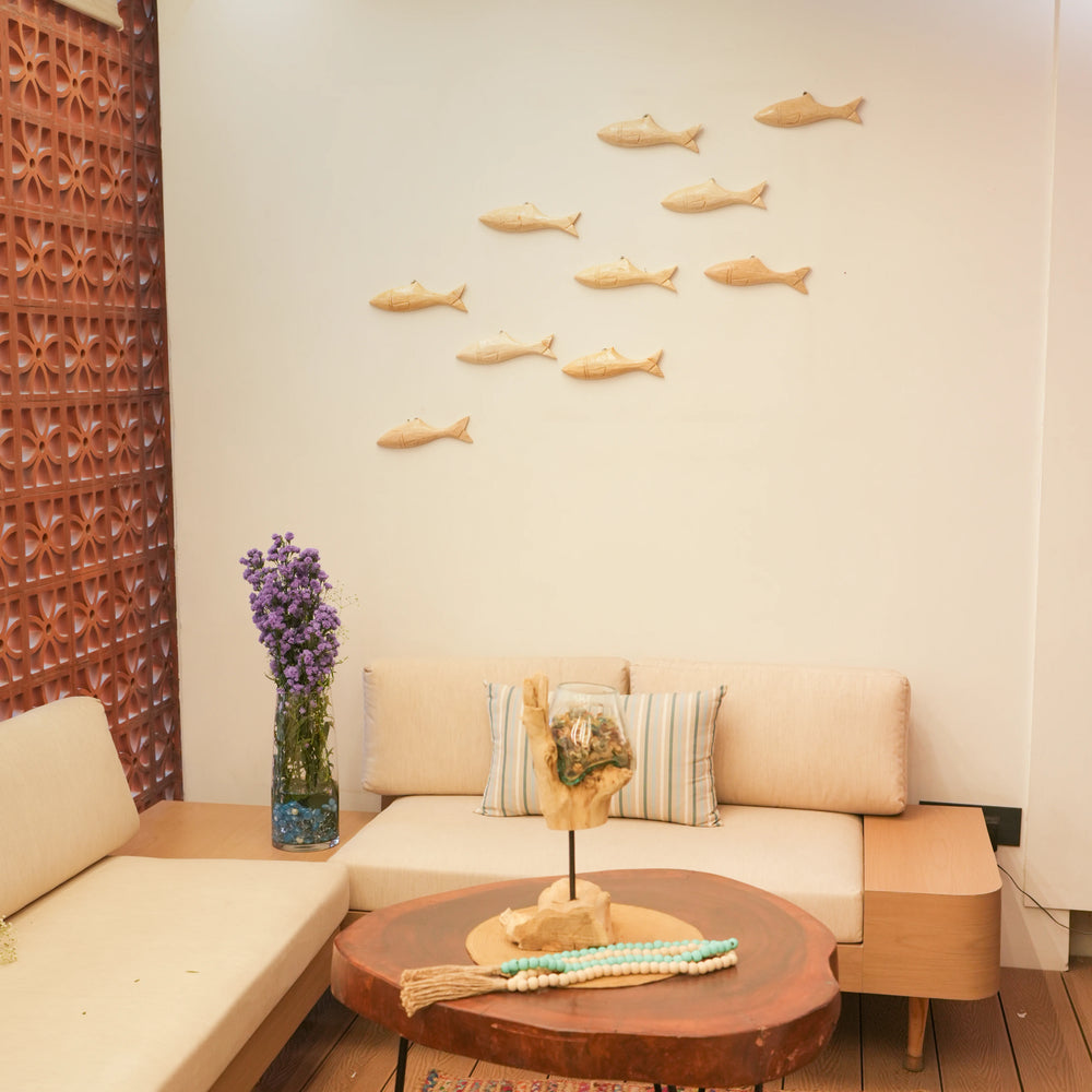 TIMBER KALA'S  SINGLE WOODEN FISH FOR DECOR