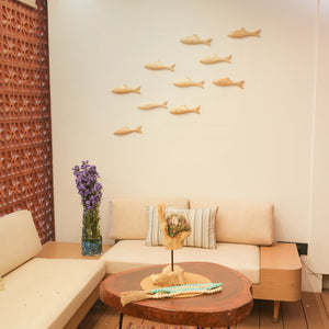 TIMBER KALA'S  SINGLE WOODEN FISH FOR DECOR
