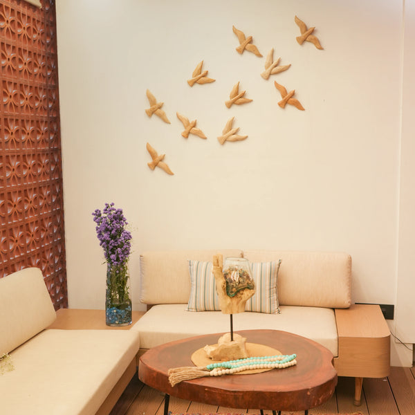 TIMBER KALA'S WOODEN SPARROW FOR DECOR