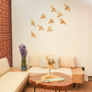 TIMBER KALA'S WOODEN SPARROW FOR DECOR