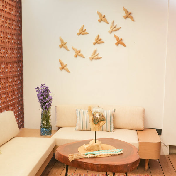 TIMBER KALA'S WOODEN SPARROW FOR DECOR