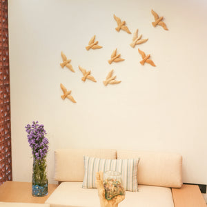 TIMBER KALA'S WOODEN SPARROW FOR DECOR