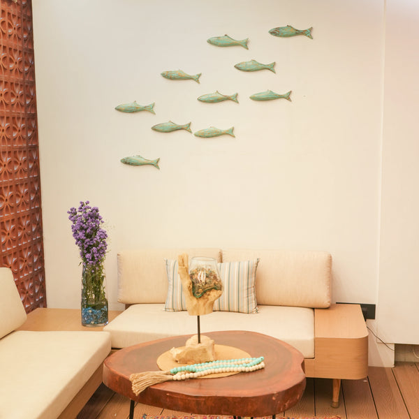 TIMBER KALA'S  SINGLE WOODEN FISH FOR DECOR