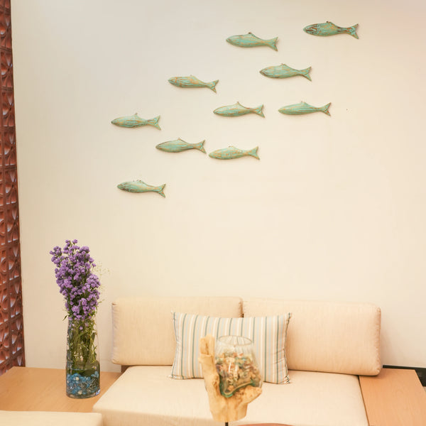 TIMBER KALA'S  SINGLE WOODEN FISH FOR DECOR