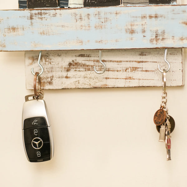 TIMBER KALA'S BEACH HUTS KEY HOLDER FOR DECOR