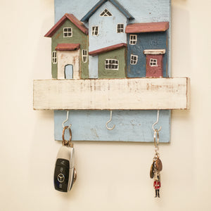 TIMBER KALA'S BEACH HUTS KEY HOLDER FOR DECOR