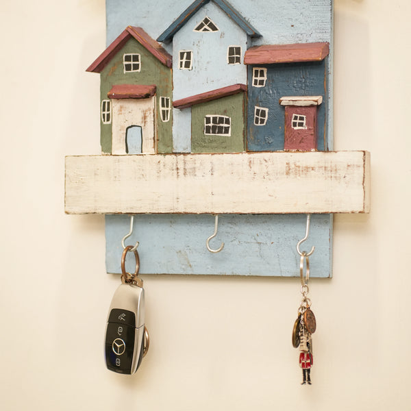 TIMBER KALA'S BEACH HUTS KEY HOLDER FOR DECOR