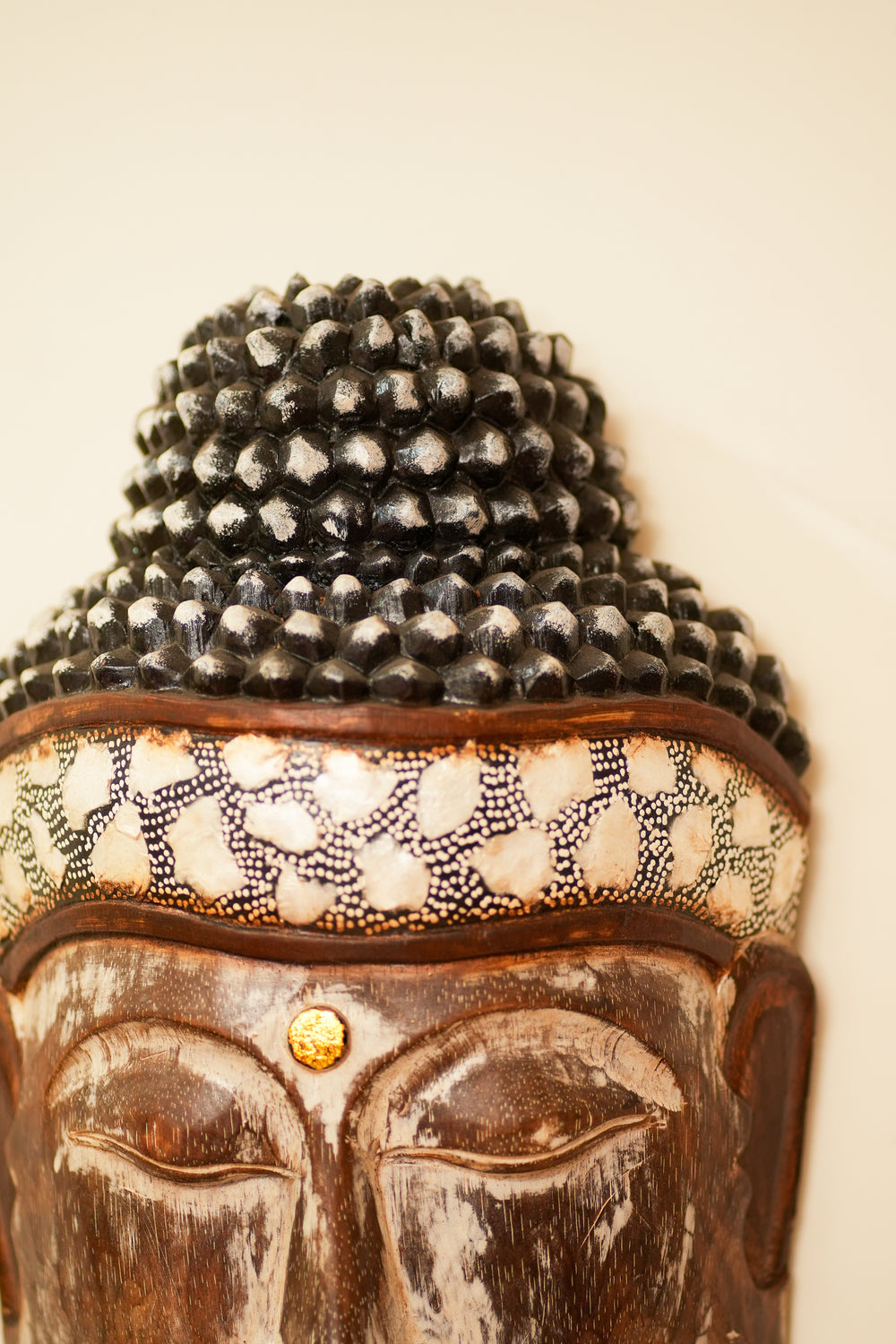 #BrownDhayanaBuddhaFace