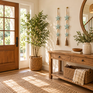 PAIR OF STAR HANGINGS FOR DECOR