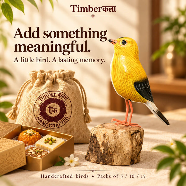 SMALL BIRDS ON LOG GIFTING ADD ONS