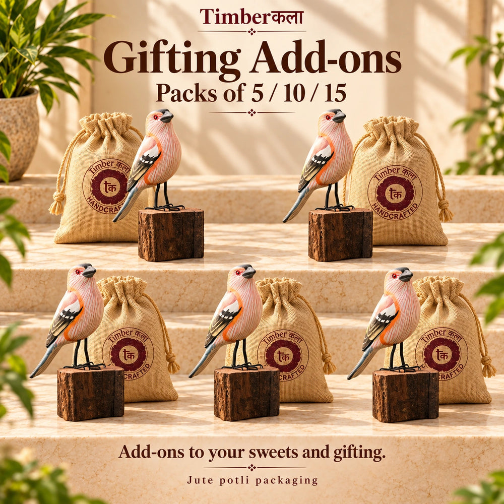 SMALL BIRDS ON LOG GIFTING ADD ONS