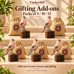 SMALL BIRDS ON LOG GIFTING ADD ONS