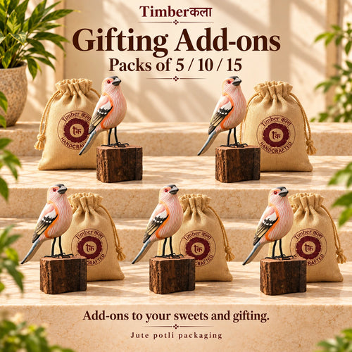 SMALL BIRDS ON LOG GIFTING ADD ONS