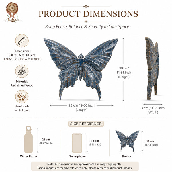 #BlueWashButterflyWings
