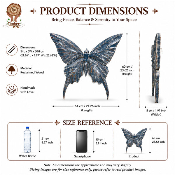 #BlueWashButterflyWings