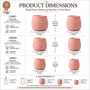 #PinkHandcraftedPotSet