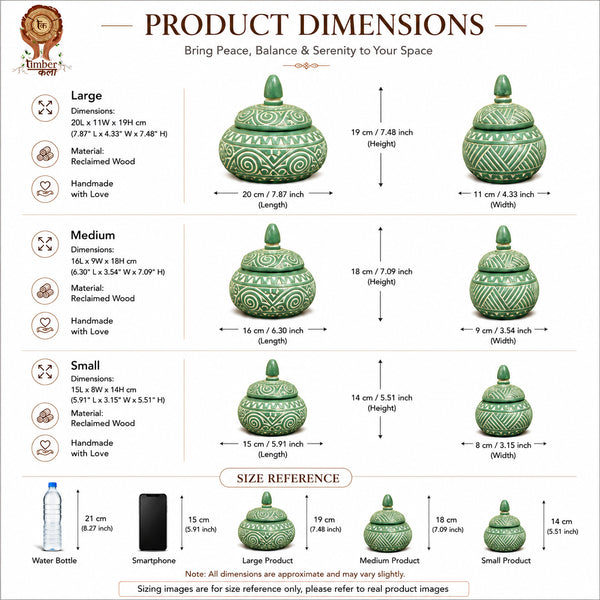 #TurquioseHandcraftedTreasureJars