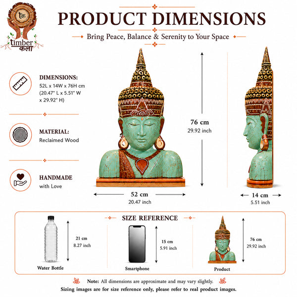 #TurquoiseBuddhaFace