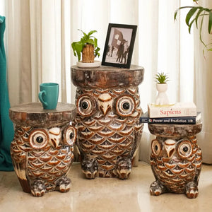 #TIMBERKALA'SOWLTABLEFORDECOR