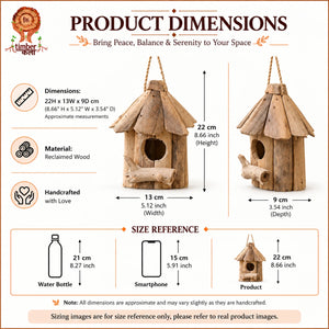 #NaturalBirdHouse