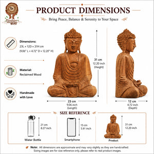 TIMBERKALA'S DHYAANA BUDDHA FOR DECOR