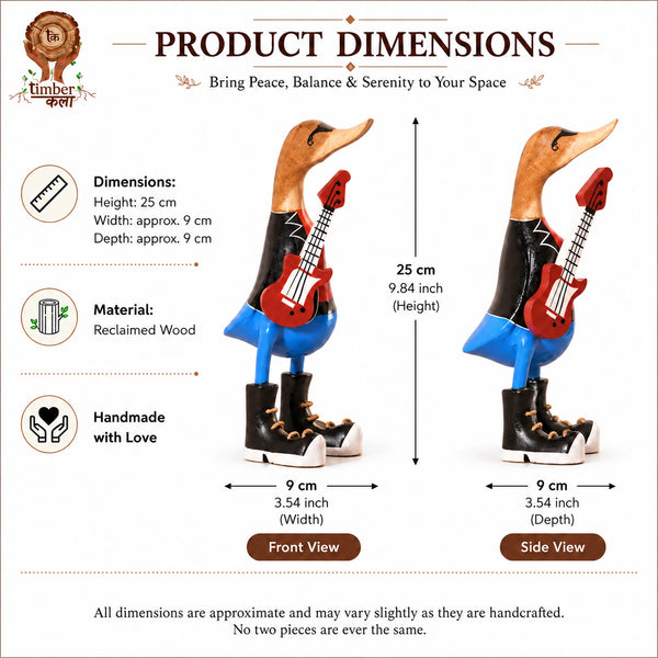 TIMBERKALA'S GUITARIST SWAGGER DUCK FOR DECOR