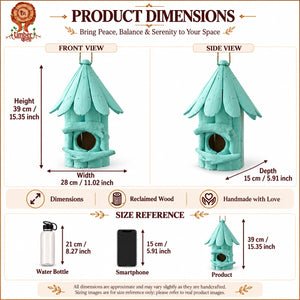 TIMBER KALA’S  BIRD HOUSE FOR DECOR