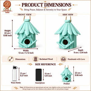 #TurquoiseBirdHouse