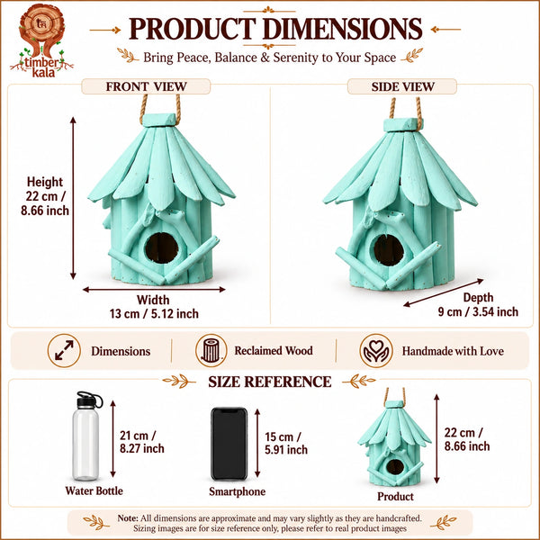 #TurquoiseBirdHouse