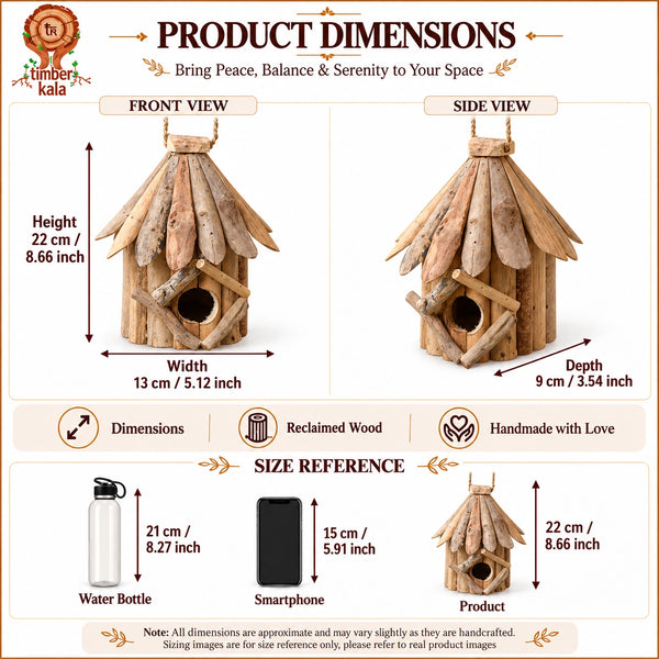 #NaturalBirdHouse
