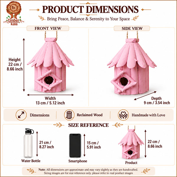 #PinkBirdHouse