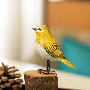 TIMBER KALA'S ORIENTALWHITE EYE BIRD FOR DECOR