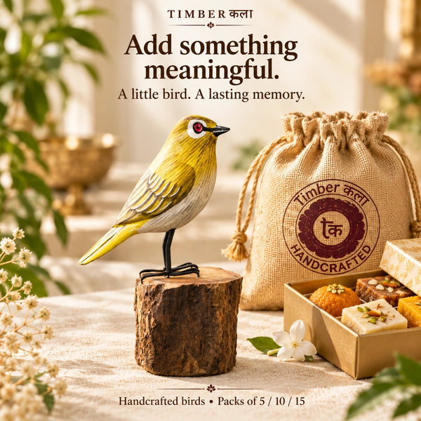 SMALL BIRDS ON LOG GIFTING ADD ONS