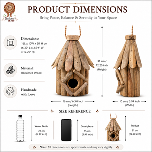 #NaturalBirdHouse