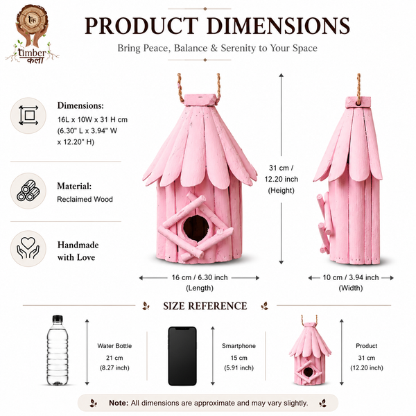 #PinkBirdHouse