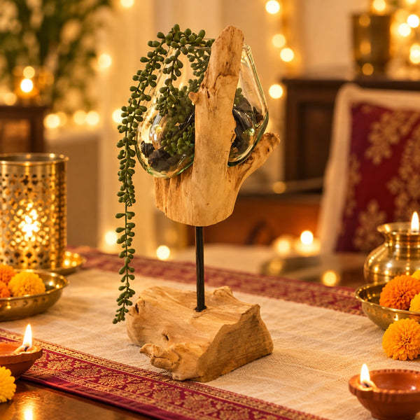 TIMBER KALA'S STICK GLASS ROOTS FOR DECOR