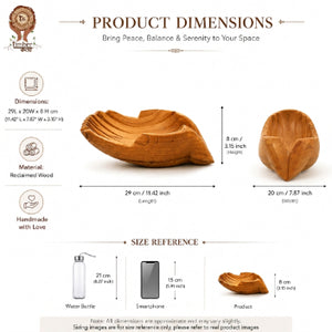 TIMBER KALA'S WOODEN ANJALI FOR DECOR