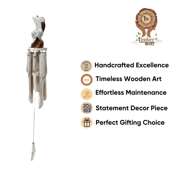 TIMBER KALA’S PELICAN CELESTIAL CHIMES FOR OUTDOORS
