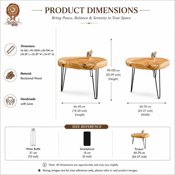 TIMBER KALA'S TRUNK TABLE FOR DECOR
